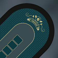 PowerPoker  "ROYAL" Pokermatte XXL Premium Pokertisch Auflage 140 180 cm B-WARE