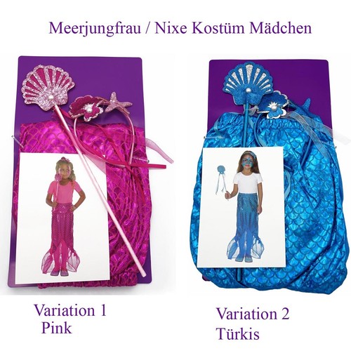 Meerjungfrau nixe kostüm - meerjungfrau,