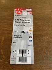 Used Sammler Ticket 1. FC