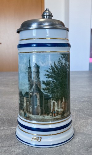 Dinkelacker bierkrug zinnkrug - dinkelacker,