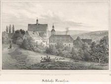 Schloss Remissa (Remse, LK Zwickau). Nach der Natur gezeichnet und lithographier