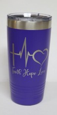 FAITH HOPE LOVE with EKG 20 oz