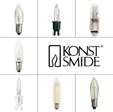 Konstsmide Ersatz Birnen Lämpchen Kerzen Schwibbogen Lichterketten Topbirne E10