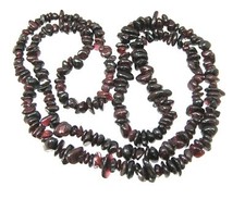 Splitter-Kette Granat 80 cm