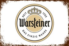 Retro Blechschild WARSTEINER