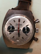 Chronograph Wakmann Gigandet Ref 14 35, Valjoux 7734, gewartet, um 1972