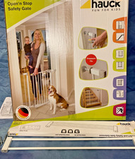 Hauck Kinderschutzgitter + Verlängerung 9cm weiß