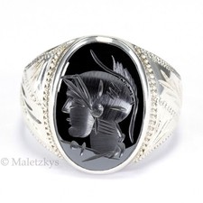 Vintage Herrenring Intaglio