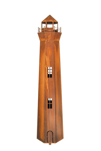 Garten leuchtturm metall - garten,