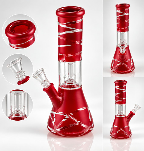 Glasbng rot mit - rot, |
