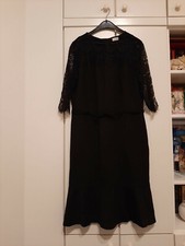 Zauberhaftes schwarzes Kleid von Atelier Goldener Schnitt Gr. 42