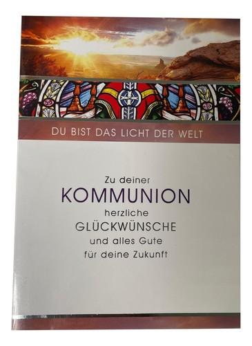 Kommunion geschenkkarte - kommunion,