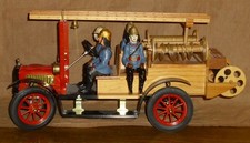 Feuerwehr Georges Carette von Jan Blenken-41cm-Blech/Holz-Note 1-2