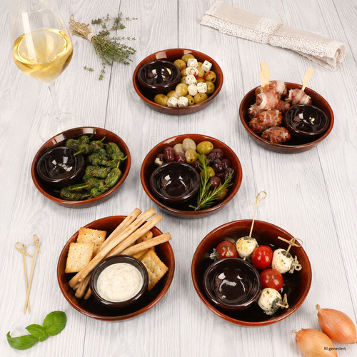 Juego tapas schale ø14 3cm - 6x, Ø14,3cm