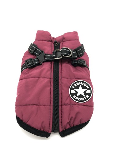 Hundejacke mit geschirr fuer - hundejacke,