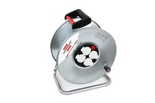 Brennenstuhl® Garant S 4 Kabeltrommel Stahl leer ohne Kabel 4x Schuko