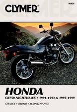 Honda CB750 Nighthawk Motorrad (1991-1993) & (1995-1999) Service Reparaturanleitung