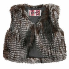 CHIPIE Fellweste Kunstfell Teddyfell chic  98 104 110 122 128 134 140 146 152