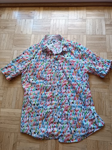 Erfo bluse kurzarm bunt vögel - bluse,