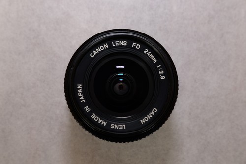Canon 24mm 8 - fd, f/2.8