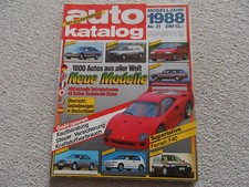 auto katalog ams Auto Katalog 1987 1988 Nr.31