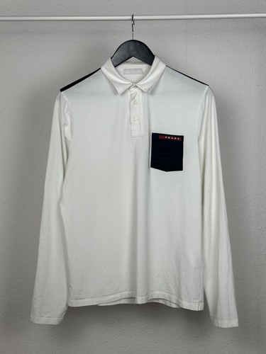 Men prada white nylon - men's,