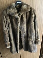 Echtpelz Mantel Bisam