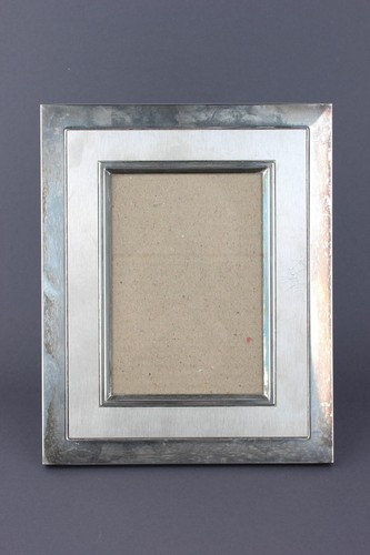 Versilberter fotorahmen - versilberter,