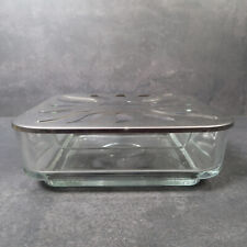 Edelstahl Glas Stövchen Teestövchen Brass Warmer daha sıcak plus