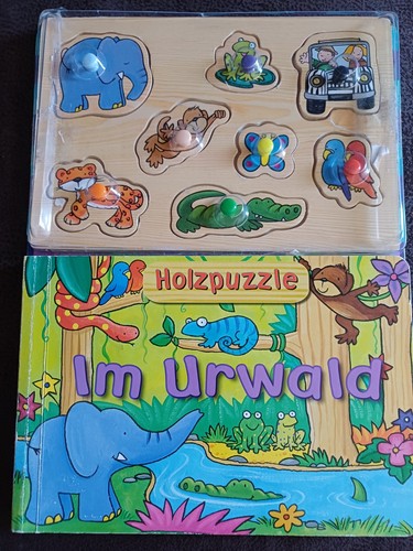 Holzpuzzle buch kinderbuch - holzpuzzle,