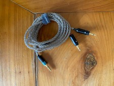 GUCraftsman Kopfhörer Kabel 2x3,5 auf 4,4mm Symmetrisch 6N Silber