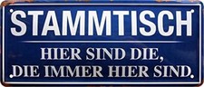 Blechschild “ Stammtisch“