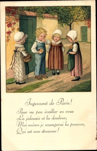 Künstler ebner pauli - ak,