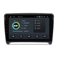 9" mit DAB+ 4G+64GB Autoradio Android 14 für AUDI TT 8J GPS Global 4G CarPlay