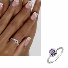 Edelstein Damenring lila Ring