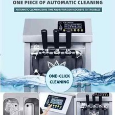 Pre-cool Softeismaschine Eiscreme Speiseeismaschine 3 Flavors A126  Kommerzielle