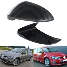 2x Spiegelkappen Außenspiegel Abdeckung Carbon-Stil Für VW Golf VII 5G1 2013-17