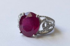 Ring Cavill roter Stein 925