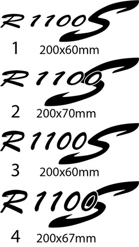 Aufkleber r1100gs tank - r1100gs,