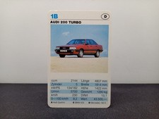Quartett Einzelkarte Audi 200