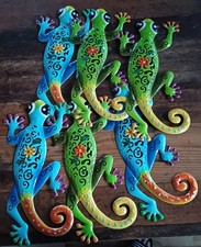 6 x Gecko Salamander Metall 2