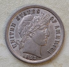 One Dime Barber 1893