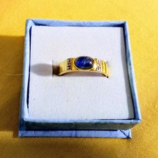 Goldring 585 - mit Saphir und