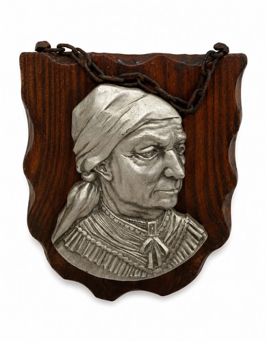 Vintage zinn relief wandbild - vintage,
