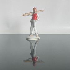 | Metzler & Ortloff | Ilmenau | Porzellanfigur 'Skifahrerin' | Art Deco |