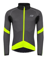 Fahrrad Jacke Sportjacke Fahrradjacke Warm Winddicht Wasserdicht Grau Neon Gelb 