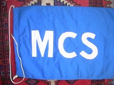 Hissflagge Flagge maritim MCS Motorsport Club (Stuttgart?) Yachtclub