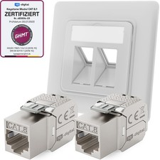 CAT 8.1 Netzwerkdose Unterputz