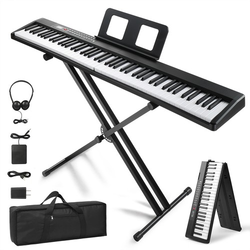 Glarry faltbar digitalpiano - faltbar, 88