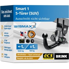 ANHÄNGERKUPPLUNG für Smart 1